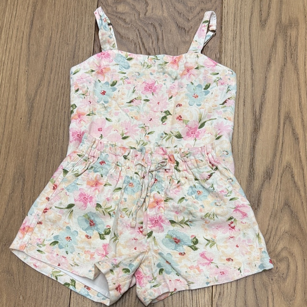 Floral A&F Kids shirt and shorts set